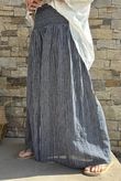 Marina Chalk Stripe Palazzo Pant Navy